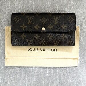 Louis Vuitton Vintage Monogram Sarah Wallet